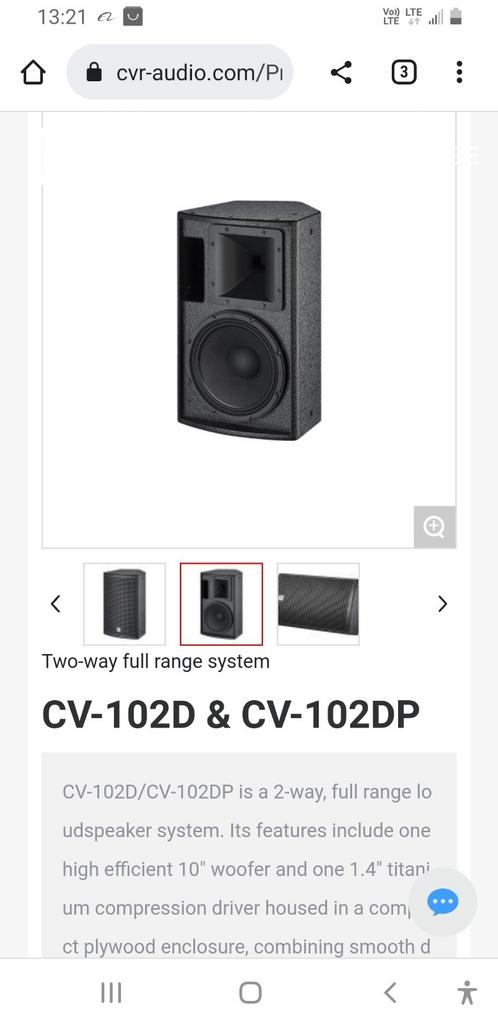 2x nieuwe demo speakers 10 inch, Audio, Tv en Foto, Luidsprekers, Overige merken, Nieuw, Ophalen of Verzenden, 120 watt of meer