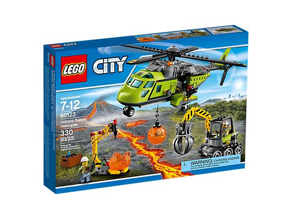 LEGO City 60123 Vulkaanhelikopter, Ophalen of Verzenden, Gebruikt, Complete set, Lego