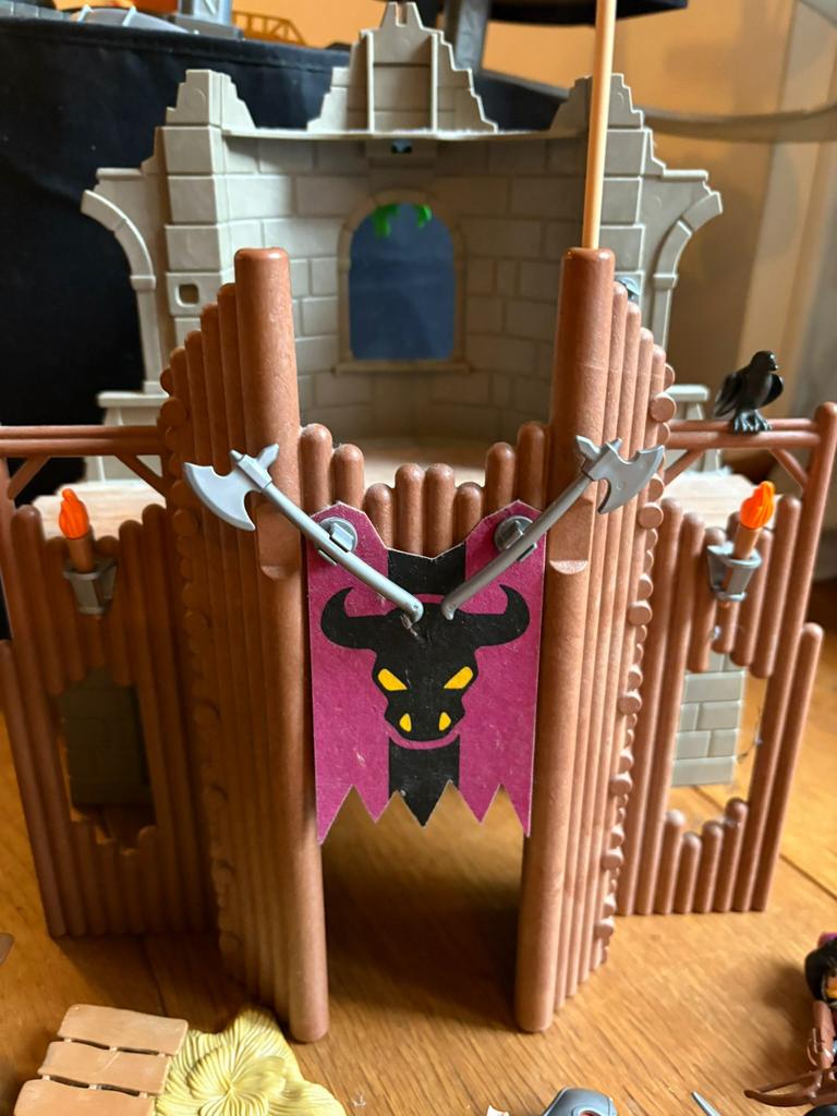 Playmobil set 4435 Barbaren ruine Vikingen, Ophalen of Verzenden, Gebruikt, Complete set