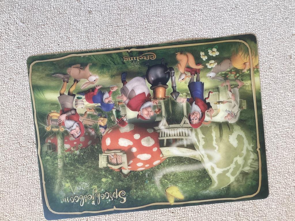 Placemat, Verzamelen, Efteling, Ophalen of Verzenden, Zo goed als nieuw, Button of Speldje