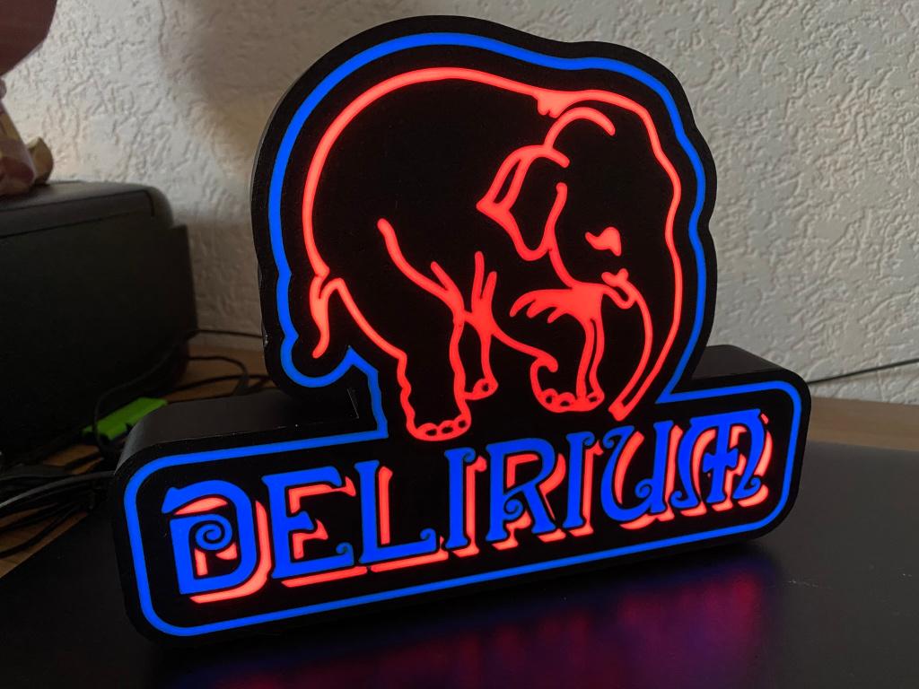 Delirium lamp, Ophalen of Verzenden, Nieuw, Lichtbak of (neon) lamp