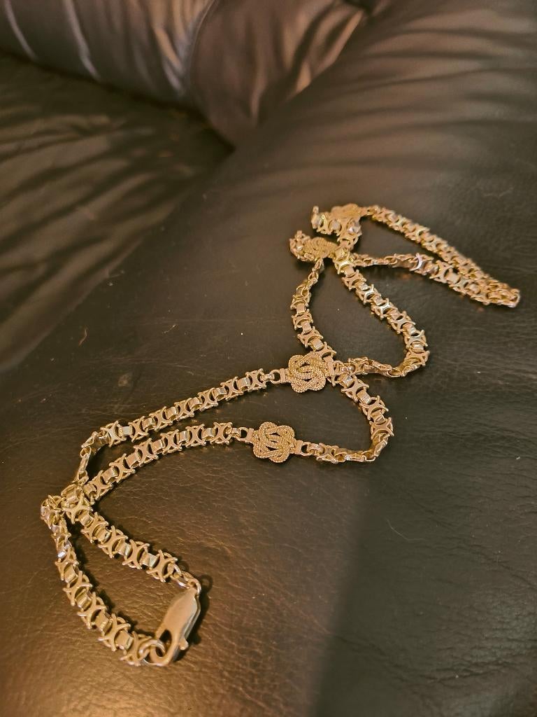 Ketting Mattenklopper..zilver 925 Nieuw!, Ophalen of Verzenden, Nieuw, Zilver, Overige materialen