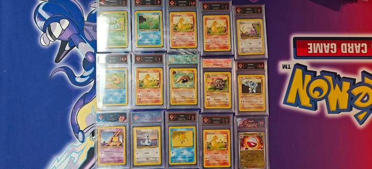 Pokémon Graded Kaarten Collectie - Bonfire, Fossil, Base Set, Hobby en Vrije tijd, Verzamelkaartspellen | Pokémon, Ophalen of Verzenden