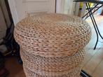 Alseda poef 4 stuks, Ophalen, Minder dan 50 cm, Gebruikt, Rond