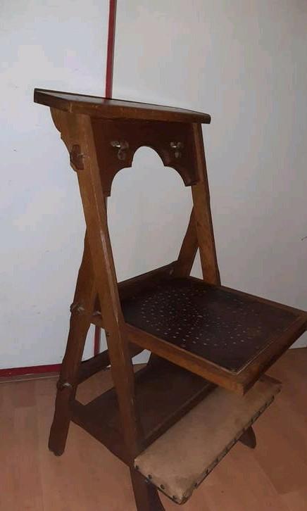 Antieke RK Kerkstoel / Preekstoel, Antiek en Kunst, Antiek | Meubels | Stoelen en Banken, Ophalen of Verzenden