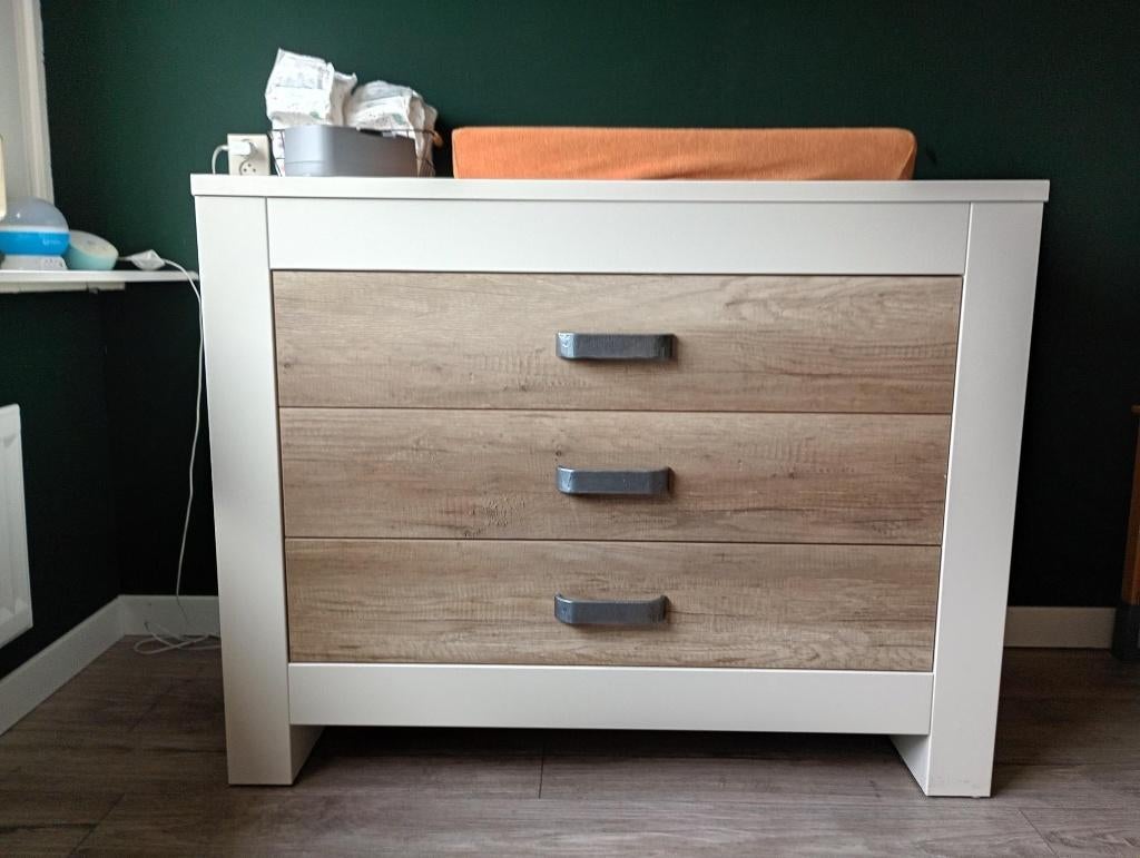 commode en ledikant, Kinderen en Baby's, Kinderkamer | Complete kinderkamers, Ophalen, Gebruikt, Jongetje of Meisje