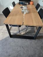 PTMD Collections Oakly 200x100 eiken vergader/eettafel, Ophalen, Eikenhout, 200 cm of meer, 50 tot 100 cm