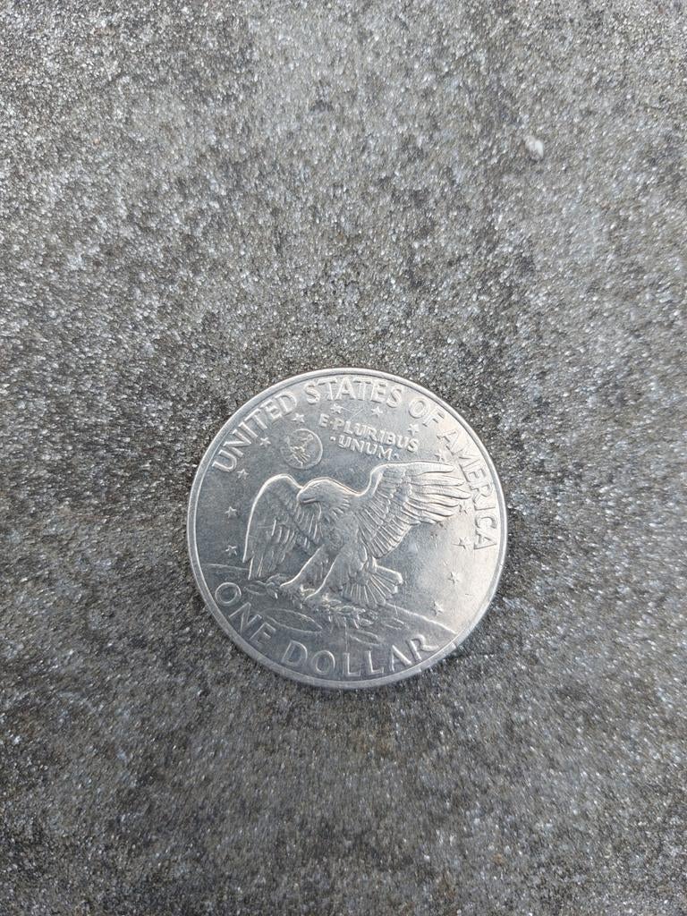 1971 Eisenhower Dollar Munt - VS, Postzegels en Munten, Ophalen of Verzenden