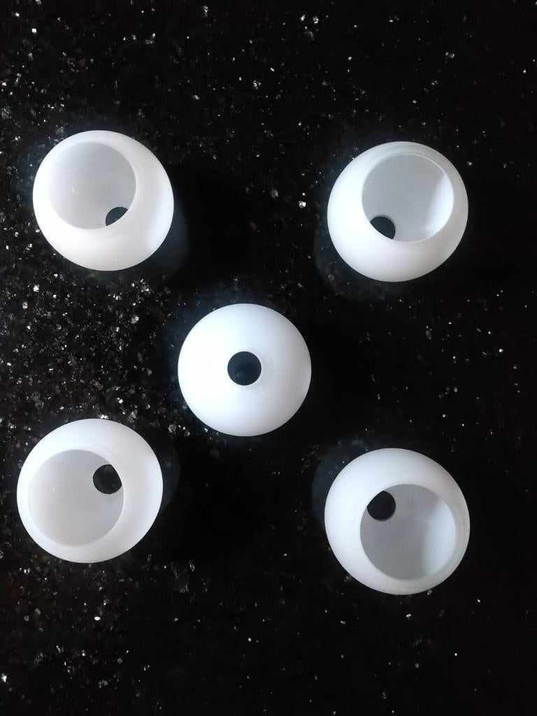 Harco loor design lamp snowball bolletjes hagelwit opaalglas, Ophalen of Verzenden, Zo goed als nieuw