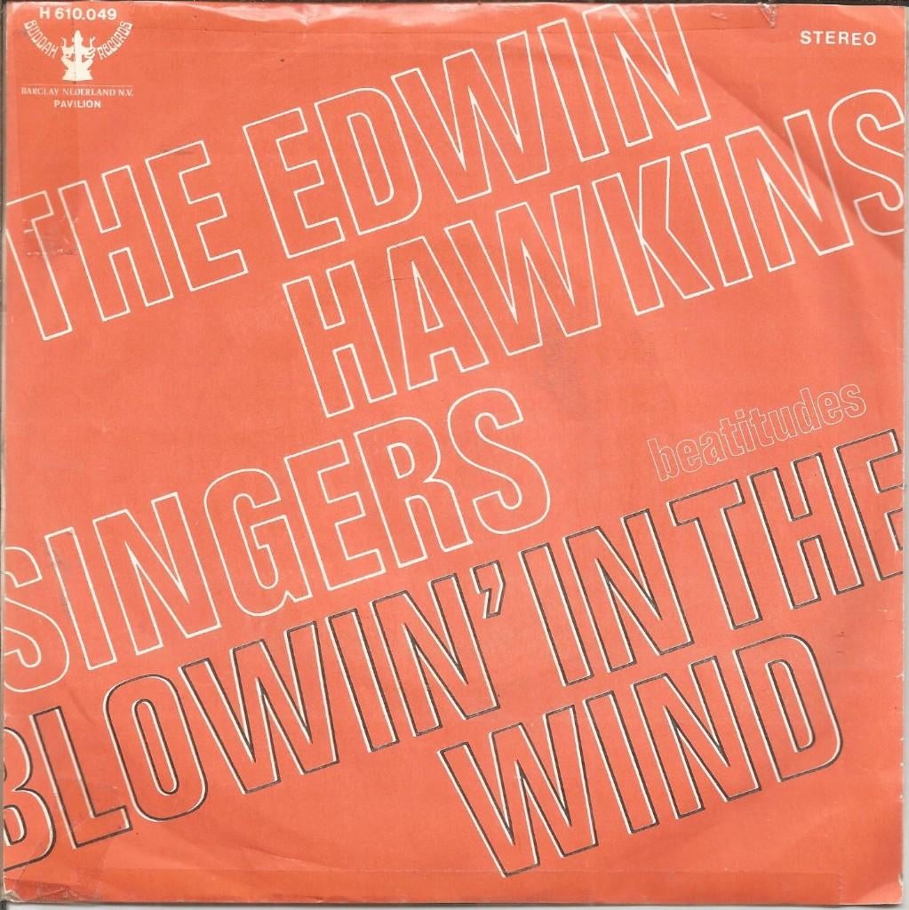 Edwin Hawkins Singers – Blowin' In The Wind (1969), Cd's en Dvd's, Vinyl Singles, Gebruikt, Fotohoes, Single, Ophalen of Verzenden