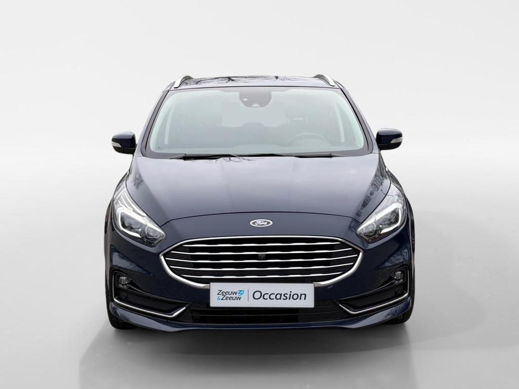 Ford S-Max Titanium 7pers. Hybrid Automaat | Adaptieve Cruis, 12 maanden, Gebruikt, Blauw, 7 stoelen