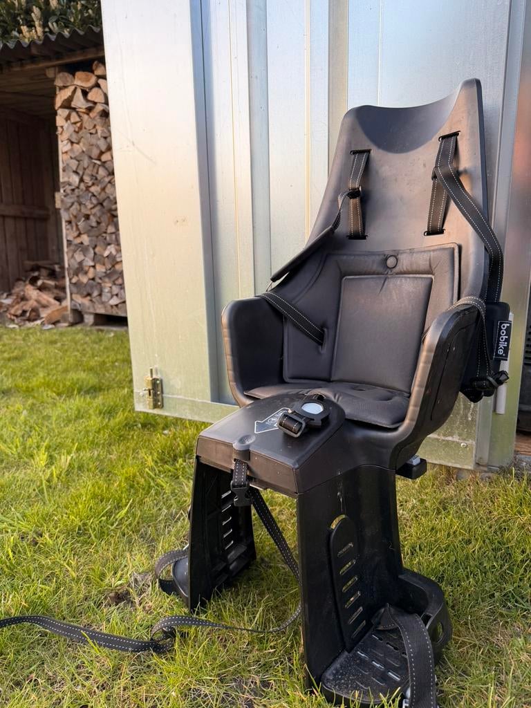 Bobike acherop zitje met drager, zonder bagagedrager te gebr, Fietsen en Brommers, Fietsaccessoires | Fietsstoeltjes, Ophalen of Verzenden