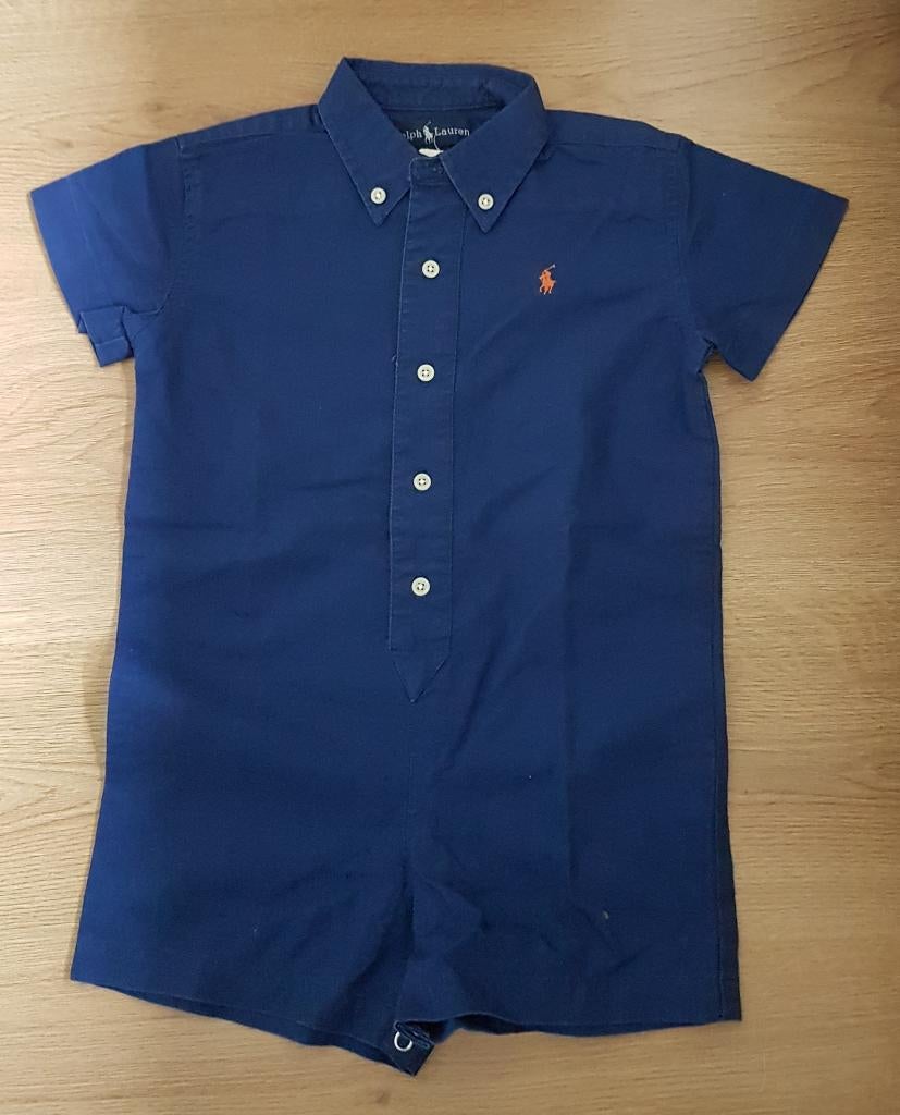 1-delig blauw Ralph Lauren pak maat 86 NIEUW (0196), Kinderen en Baby's, Babykleding | Maat 86, Nieuw, Ophalen of Verzenden, Ralph lauren