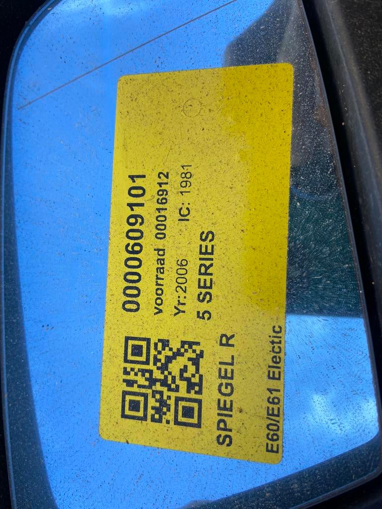 BMW E60 E61 Buitenspiegels Zwart (Links & Rechts), Auto-onderdelen, Spiegels, Ophalen, Gebruikt, BMW