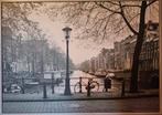 Poster gracht met rode fiets, Ophalen