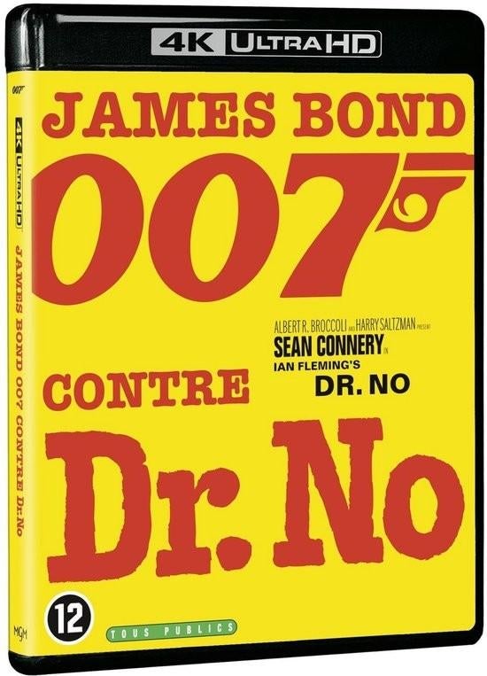 Dr. No 007 4K UHD/Ultra HD Blu-Ray NL (Geseald), Cd's en Dvd's, Blu-ray, Nieuw in verpakking, Actie, Ophalen of Verzenden