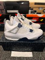 Nike Air Jordan 4 NAVY maat 45, Kleding | Heren, Schoenen, Wit, Nieuw, Ophalen of Verzenden, Sneakers of Gympen