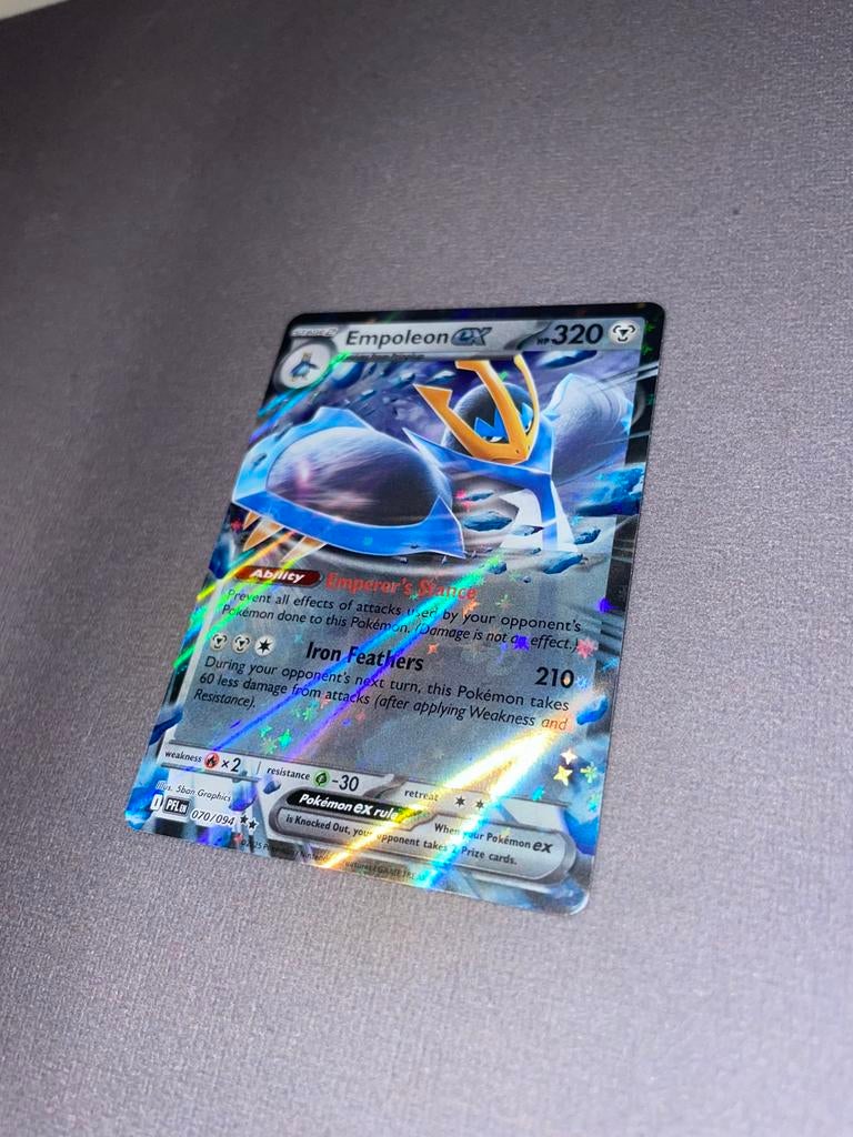 Empoleon ex mint pokemon, Ophalen of Verzenden, Gebruikt, Losse kaart, Foil