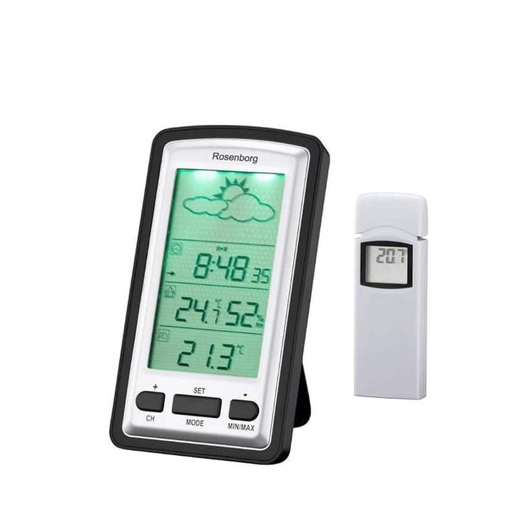 Rosenborg WS1280 draadloos weerstation NIEUW in doos, Audio, Tv en Foto, Weerstations en Barometers, Nieuw, Ophalen of Verzenden