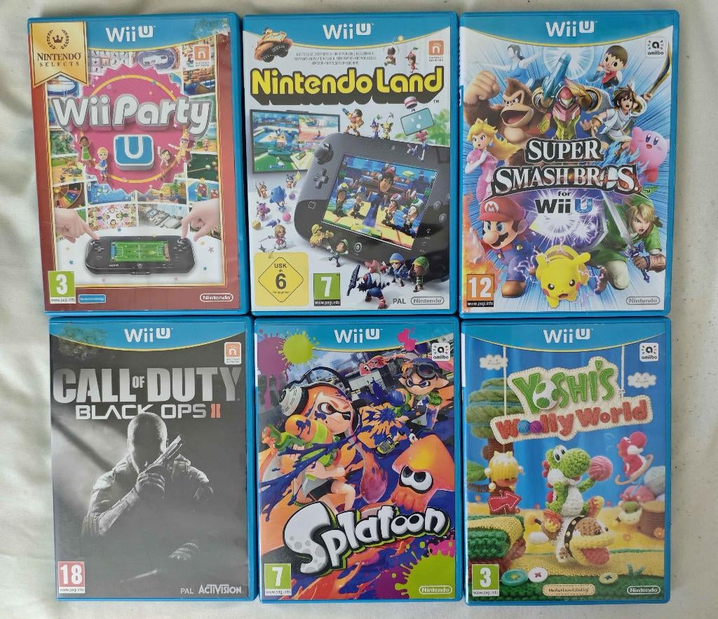 Nintendo Wii U spellen, Spelcomputers en Games, Ophalen, Overige genres, Zo goed als nieuw, Eén computer