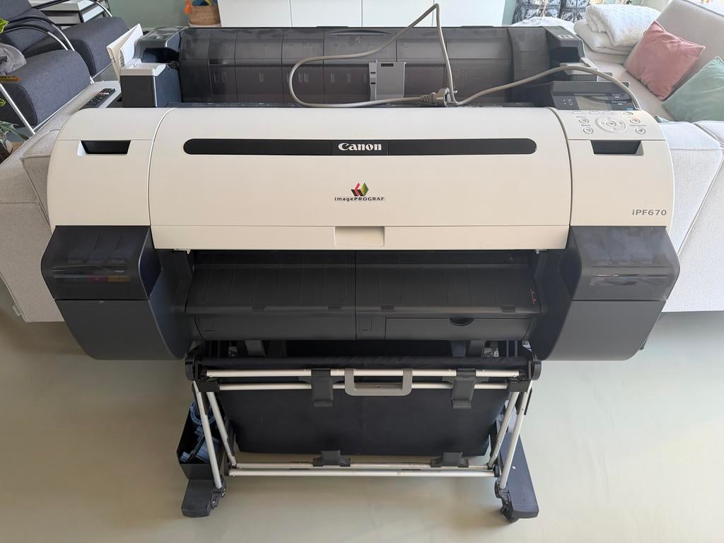 Canon iPF670 Grootformaat Printer - Perfect voor CAD/GIS, Computers en Software, Printers, Ophalen, Gebruikt, Printer, Inkjetprinter