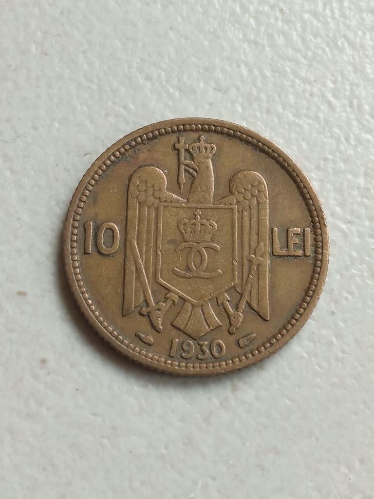 Roemenië 10 lei 1930., Ophalen of Verzenden, Overige landen, Losse munt