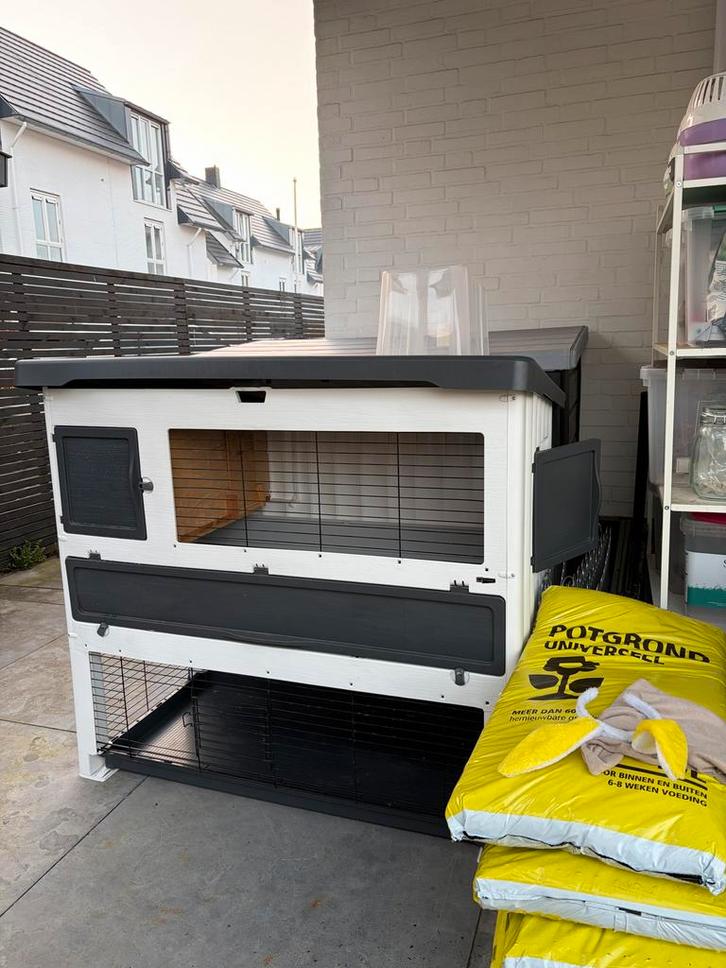 Konijnenhok van Konijnenhok Grand Lodge, Dieren en Toebehoren, Knaagdieren en Konijnen | Hokken en Kooien, Hok, 90 cm of meer