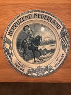 Historisch 'Herrijzend Nederland' bord - WOII herdenking, Antiek en Kunst, Ophalen