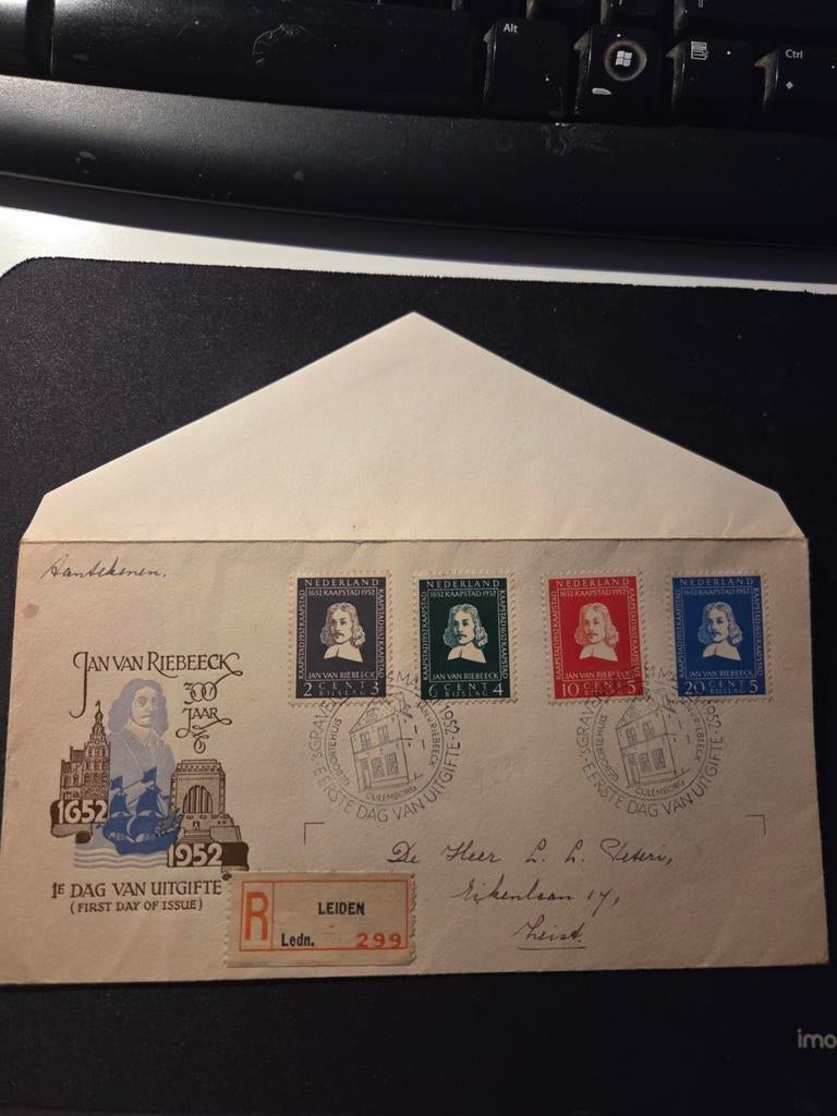 @@ E7 beschreven @@, Postzegels en Munten, Postzegels | Eerstedagenveloppen, Ophalen of Verzenden, Beschreven, Nederland