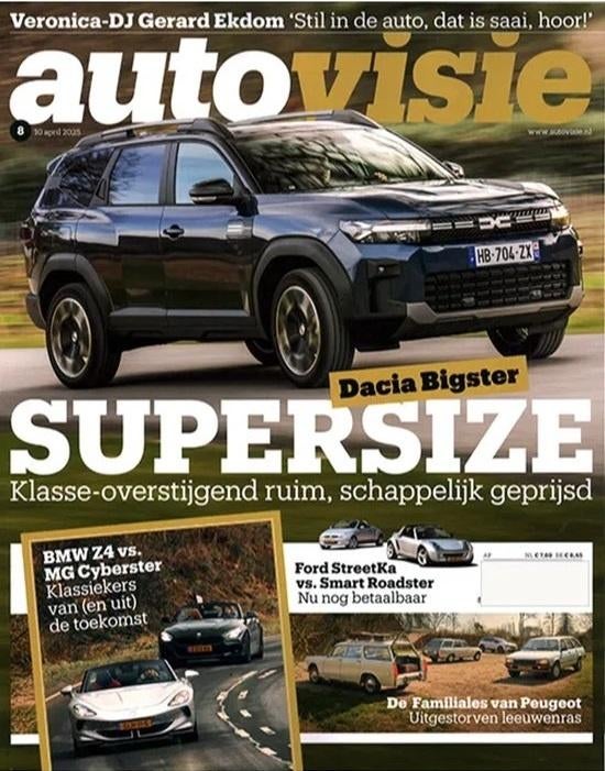 Autovisie 8 2025 : BMW Z4 - Audi RS3 - Toyota GR Yaris - MG, Ophalen of Verzenden, Gelezen, Algemeen