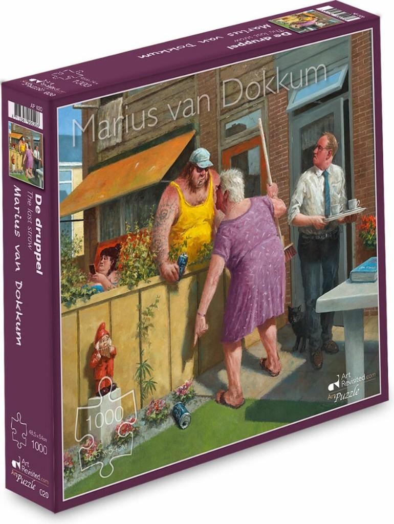 Legpuzzel nieuw 1000 stukken Marius Van Dokkum de Druppel, Hobby en Vrije tijd, Ophalen of Verzenden, 500 t/m 1500 stukjes, Nieuw