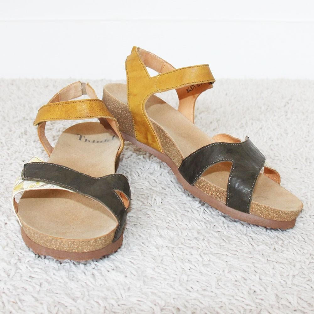 Mooie Leren Think! Sandalen - s23 (Maat 41) € 65,-