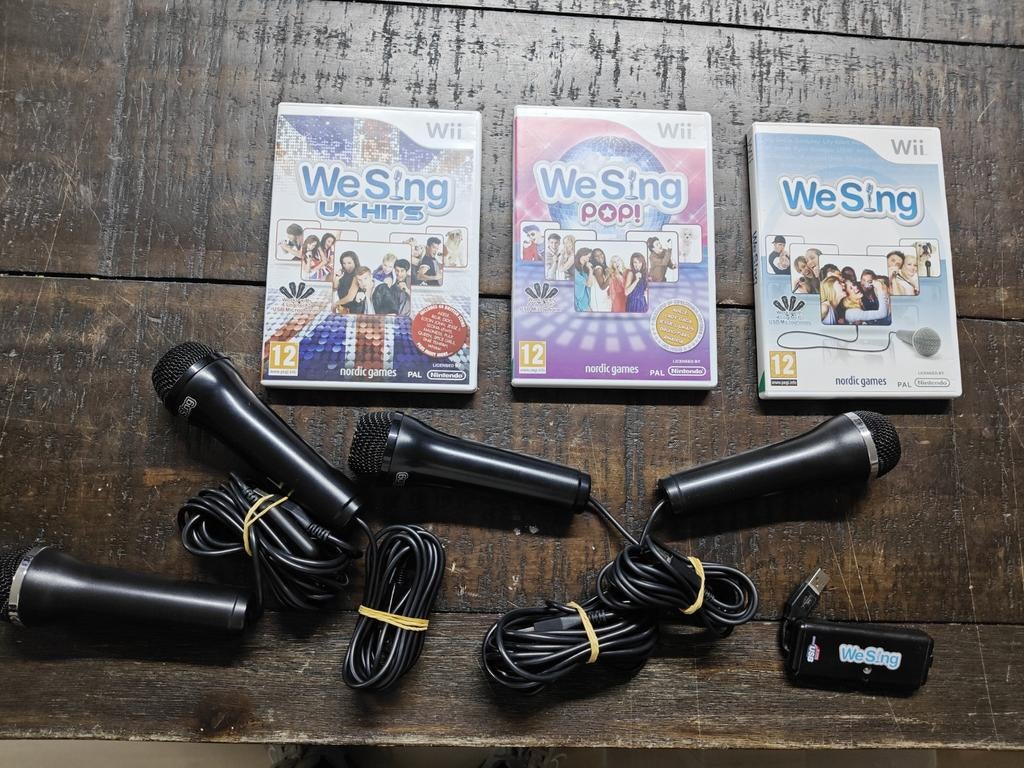 We Sing Set met microfoons en USB hub Wii, Muziek, Gebruikt, Karl-Wiechert-Allee 9, 30625 Hannover, Germany, Info@thqnordic.com
