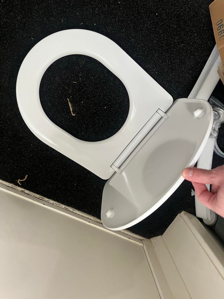 WC bril - Wit, Ophalen, Nieuw, Toilet