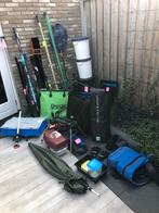 Complete set visspullen: hengels, netten en meer!, Ophalen, Gebruikt, Complete hengel