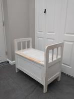 Decoratief Grenen bankje/kist, Huis en Inrichting, Woonaccessoires | Kisten, Ophalen, Minder dan 50 cm, Minder dan 50 cm