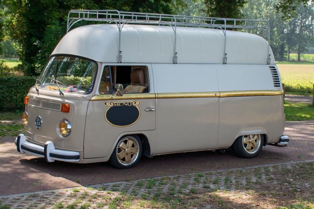 volkswagen T2B Highroof foodtruck, Auto's, Oldtimers, Voorwielaandrijving, Particulier, Te koop