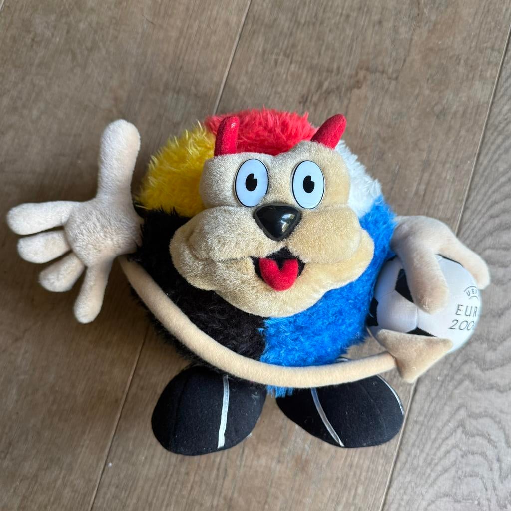 Benelucky Knuffel Mascotte EK 2000 Philips Holland Zeldaam, Gebruikt, Overige merken, Overige karakters, Overige typen