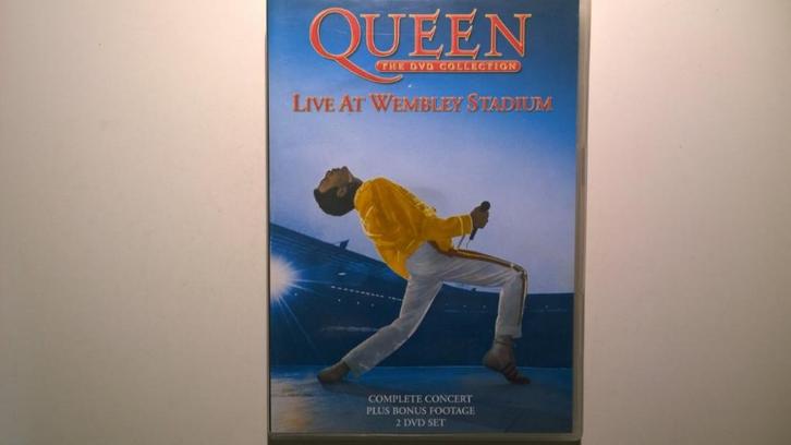 Queen - Live At Wembley Stadium (DVD), Cd's en Dvd's, Dvd's | Muziek en Concerten, Zo goed als nieuw, Muziek en Concerten, Alle leeftijden