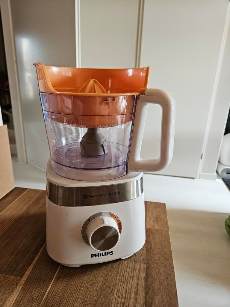 Philips keukenmachine hr7510, Ophalen of Verzenden, Zo goed als nieuw, 3 snelheden of meer