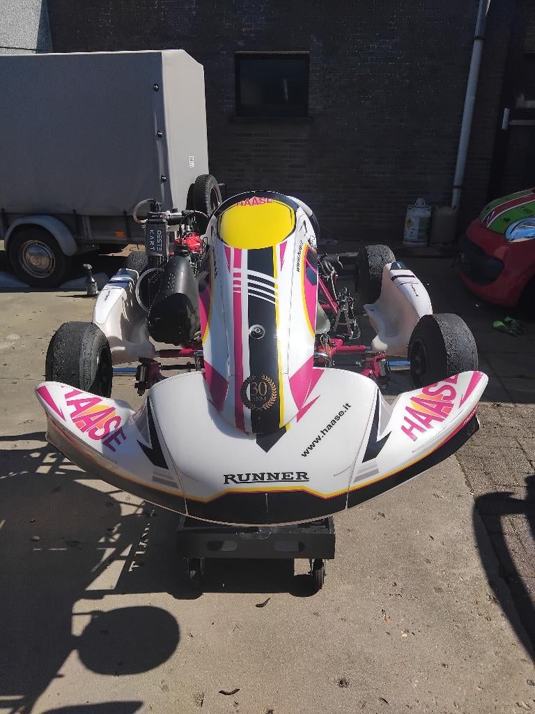 Haase micro/ mini kart met rotax motor, Sport en Fitness, Karting, Ophalen, Gebruikt, Kart
