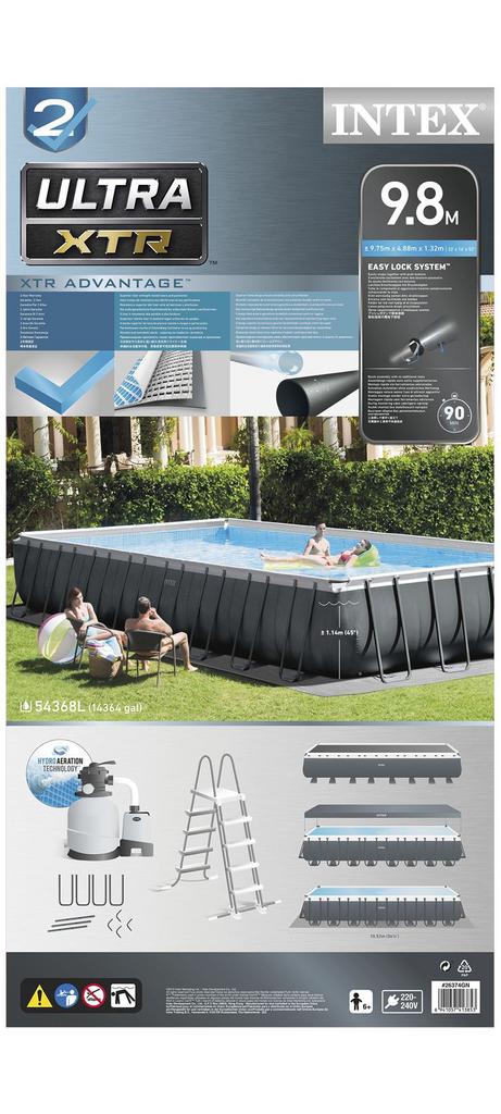 Intex XTR Ultra Frame zwembaden & accessoires, Tuin en Terras, Zwembad-toebehoren, Ophalen, Nieuw, Verwarming