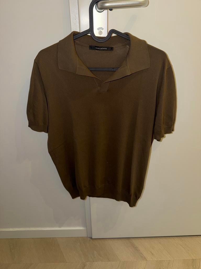 Tagliatore Polo - Maat M, Kleding | Heren, Polo's, Ophalen of Verzenden, Gedragen, Maat 48/50 (M), Bruin