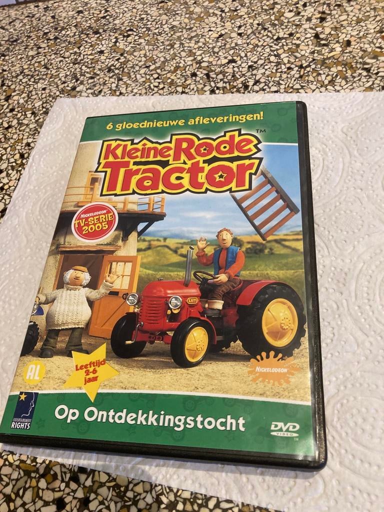 Dvd de kleine rode tractor, Alle leeftijden, Ophalen of Verzenden, Zo goed als nieuw