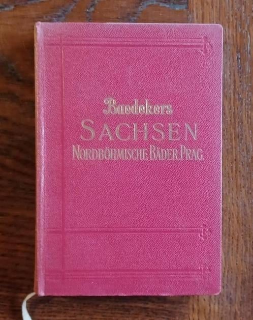 Baedeker - Sachsen, Europa, Ophalen of Verzenden, Reisgids of -boek, Gelezen