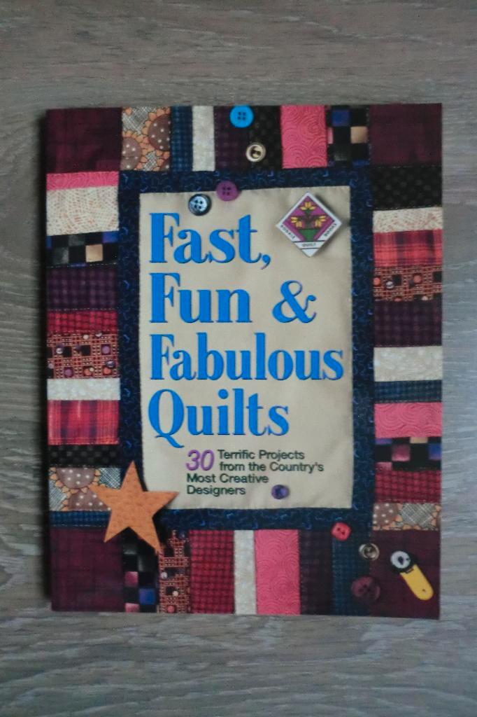 Patchwork boek: Fast, Fun & Fabulous quilts, Boeken, Hobby en Vrije tijd, Nieuw, Borduren en Naaien, Ophalen of Verzenden