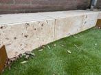 Travertin Terrastegels 40,6x61x3cm, Tuin en Terras, Ophalen, Nieuw, Terrastegels, Natuursteen
