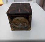 vintage van houten cacao blik Venetië, Verzamelen, Blikken, Ophalen of Verzenden, Gebruikt, Overige, Overige merken