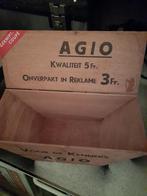 oude houten  sigaren doos  AGIO, Ophalen of Verzenden, Gebruikt, Gebruiksvoorwerp