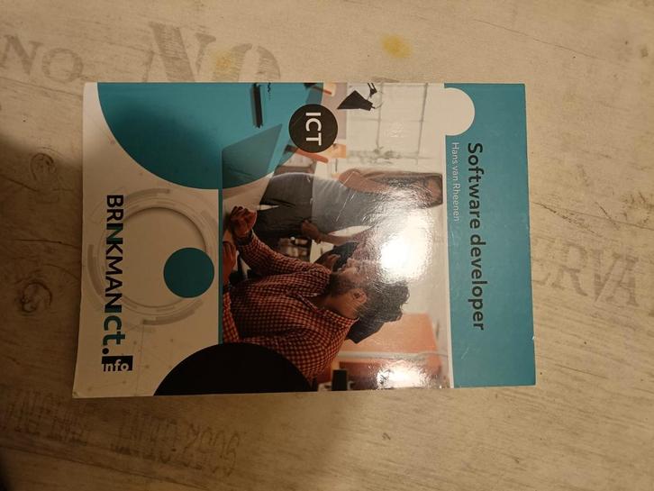 Software Developer ICT Boek - Brinkmanct.fE, Boeken, Studieboeken en Cursussen, Gelezen, MBO, Beta, Ophalen